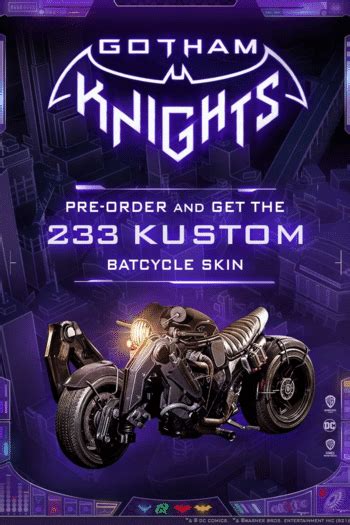 Buy Gotham Knights 233 Kustom Batcycle Skin Dlc Psn Key Cheap Price