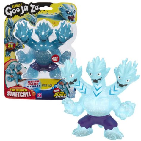 Goo Jit Zu Hydra The 3 Headed Dragon Blue Action Figure 38655 For