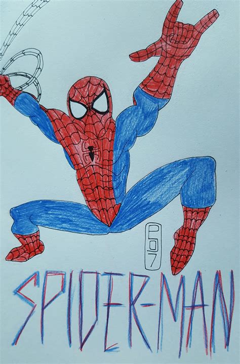 Spider Man Drawing By Dncsamsonart On Deviantart