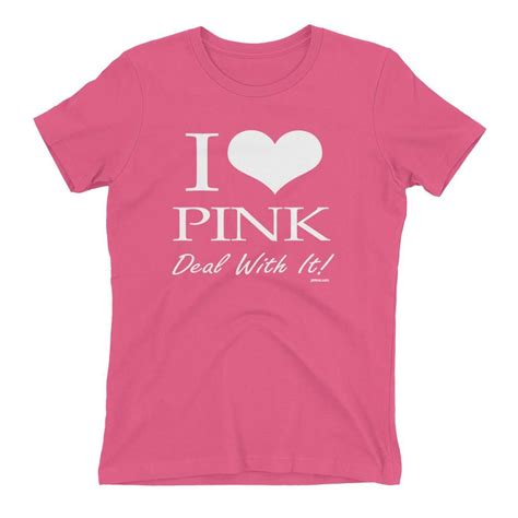 I Love Pink Womens T Shirt T Shirts For Women T Shirt Women