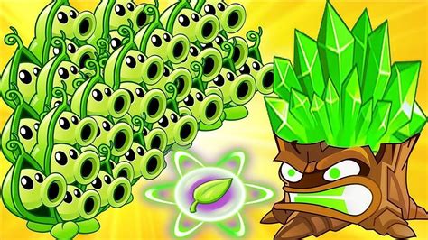 Plants Vs Zombies 2 Max Level Up Pea Pod Vs Torchwood Pvz2 Youtube