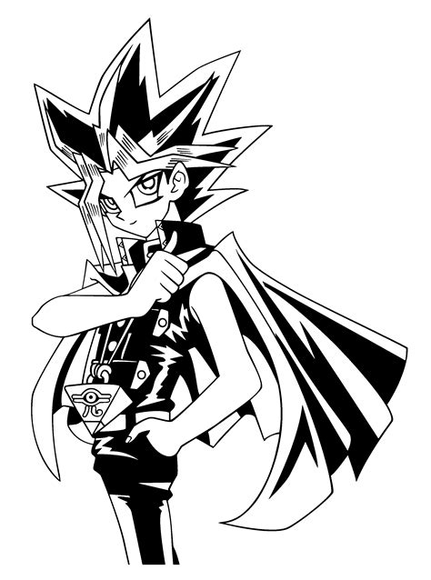 Desenhos De Yugi Muto De Yu Gi Oh 8 Para Colorir E Imprimir Porn Sex Picture