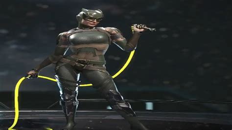 Injustice 2 Get Equip Catwoman Slams Favourite Mask Youtube