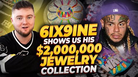 6ix9ine Shows Us His 2 000 000 Jewelry Collection And We Expand Our