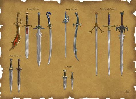 Ds Swords By Willowwisp On Deviantart Fantasy Sword Fantasy Weapons