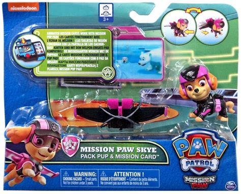 Paw Patrol Mission Paw Pack Pup Mission Card Mission Paw Skye Exclusive