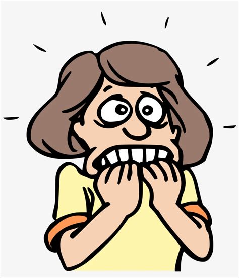 Clipart - Scared Person Drawing PNG Image | Transparent PNG Free