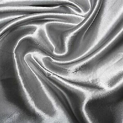 Silky Satin Dress Craft Fabric Plain Wedding Material 150cm Extra Wide