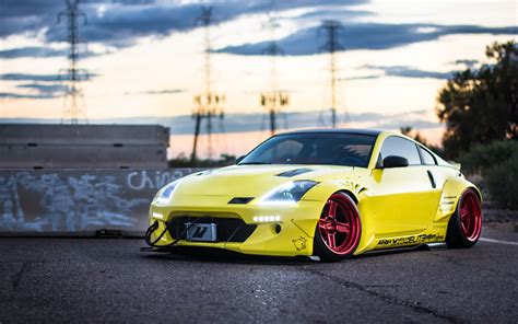 Nissan 350z Tuning Drift Wallpapers Wallpaper Cave