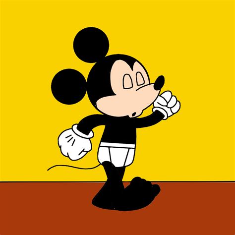 Mickey Walking In Underwear At Home By Mega Shonen One 64 On Deviantart