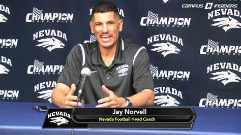 Press Conference With Head Football Coach Jay Norvell Announcing His