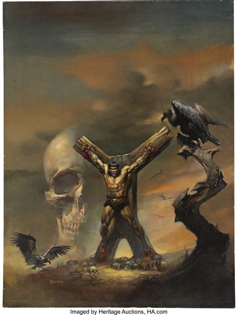 Boris Vallejo Savage Sword Of Conan 5 Cover Painting Original Art