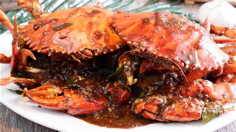 Black Pepper Crab Singapore Food Crab