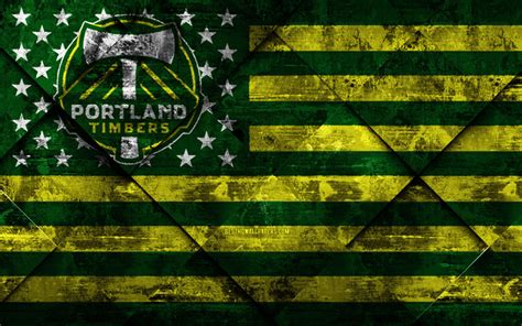 Download Wallpapers Portland Timbers 4k American Soccer Club Grunge