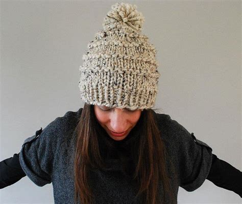 Chunky Knit Hat Pattern Circular Needles