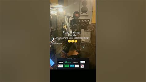 Fuad Rahman Vocal Recording Patah Youtube