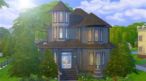 Rebuilding The Goth Mansion The Sims 4 Speed Build Youtube