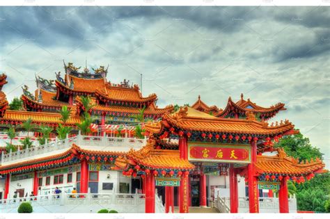 Thean Hou Chinese Temple In Kuala Lumpur Malaysia Featuring Malaysia