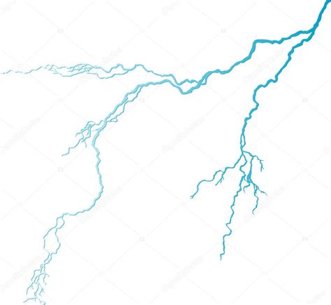 Isolated Blue Lightning Stock Vector Image By ©drpas 6328332