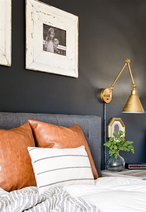 Dark And Moody Modern Farmhouse Bedroom Update Little House Of Four