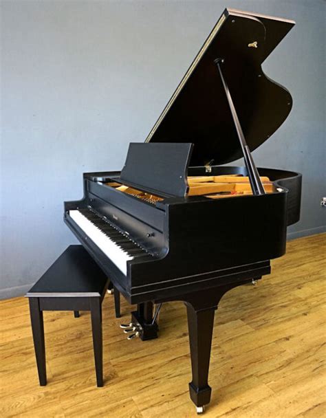 Baby Grand Piano Ebony Black By Baldwin Matching Bench Cameron Piano