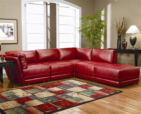 The sheen of leather a leather sectional sofa complements the cowhide rug and other dark brown elements of this modern home. Living Rooms with Sectionals Sofa for Small Living Room ...