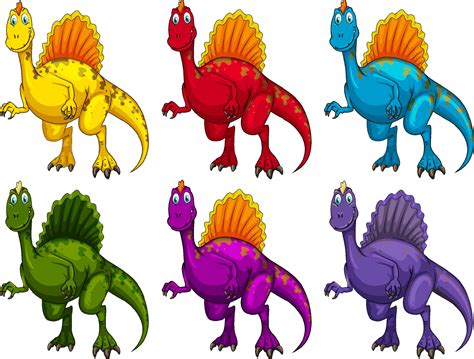 Conjunto De Dinosaurio Spinosaurus Personaje De Dibujos Animados Porn Sex Picture