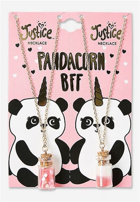 Pandacorn Bff Potion Pendant Necklace 2 Pack Justice Bff Jewelry