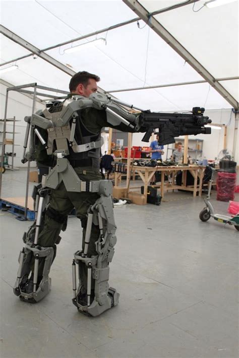 Powered Exoskeleton Combat Armor Futuristic Armour