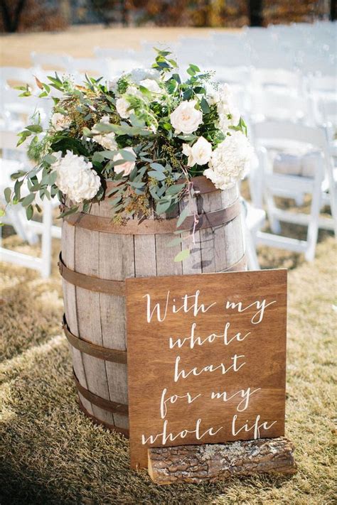 Rustic Wedding Sign Ideas Photos