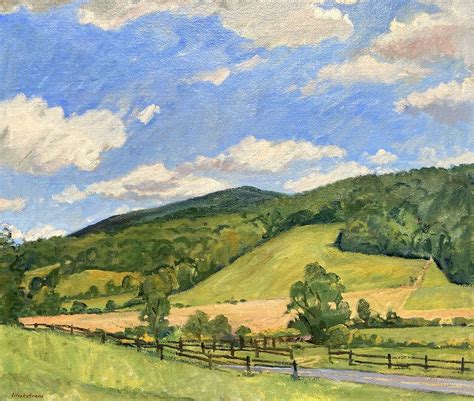 Summer Shapesberkshires Landscape Painting Painting By Thor Wickstrom