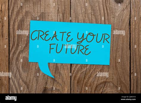 Sign displaying Create Your FutureSet Target and Career goals Plan
