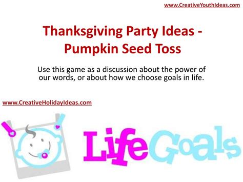 Ppt Thanksgiving Party Ideas Pumpkin Seed Toss Powerpoint Presentation Id 7240928