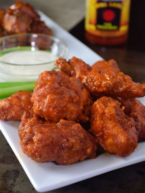 If you're not sure how to get the exact consistency, this recipe can be really helpful. Boneless Buffalo Wings | Recipe | Buffalo wings, Boneless ...