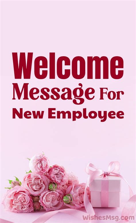 Welcome Message For New Employee Or Team Member New Job Quotes New