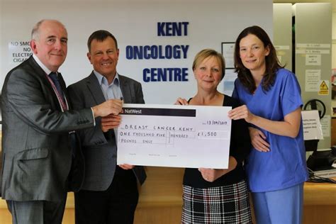 Benenden Hospital Presents Breast Cancer Kent With A Cheque To Help