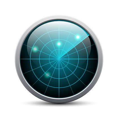 Business and finance icons tuesday june 1 2021. Vector Radar Icon On White Background Stock Illustration ...