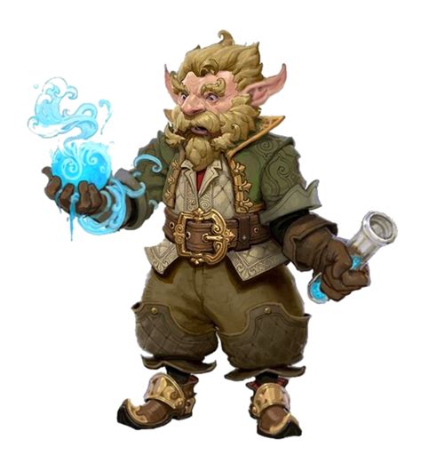 Male Gnome Wizard Makes Alchemical Discovery Pathfinder Pfrpg Dnd Dandd