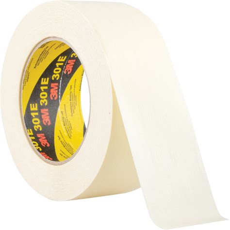 3m 301e Masking Tape Crepe Paper 48mm X 50m Cream 7100042903