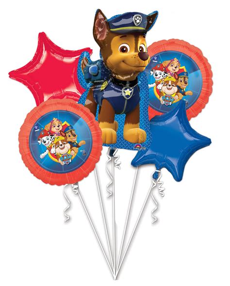 Paw Patrol Chase Foil Balloon Bouquet Horror