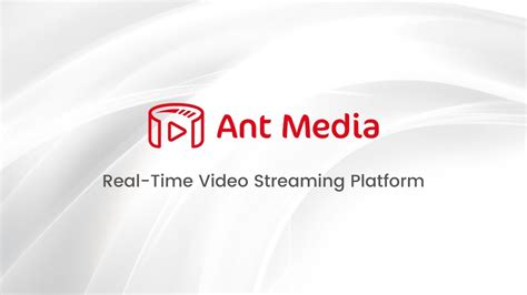 Ant Media Server Trailer Real Time Video Streaming Platform Youtube