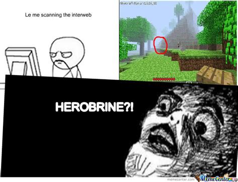 Minecraft Funny Herobrine Memes