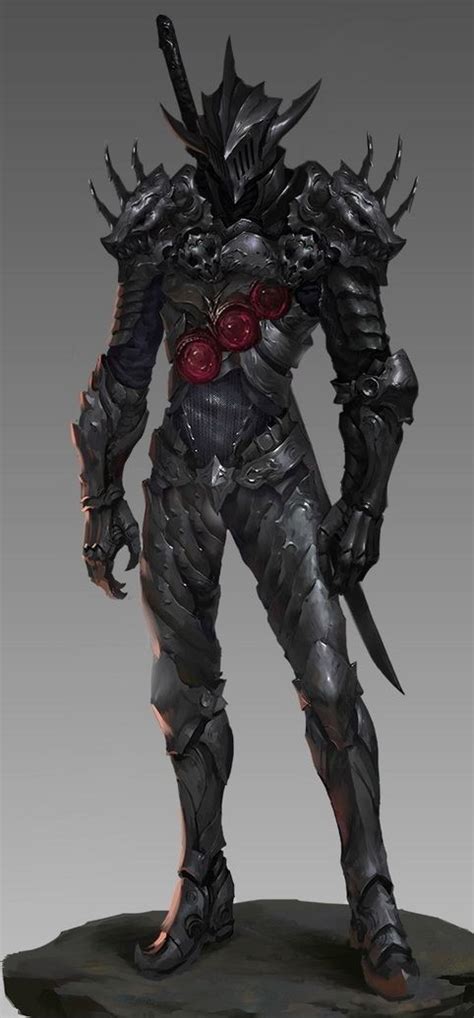 Доспехи темного рыцаря Concept Art Characters Fantasy Armor