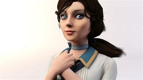 Elizabeth Bioshock Infinite Girl Blue Eyes Video Game Hd Wallpaper