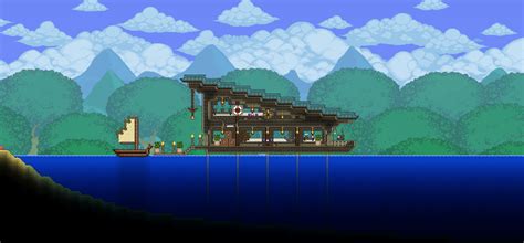 Maybe you would like to learn more about one of these? Ocean House On Stilts : Terraria
