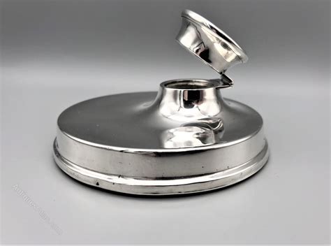 Antiques Atlas George V Silver Capstan Inkwell W Hutton 1919