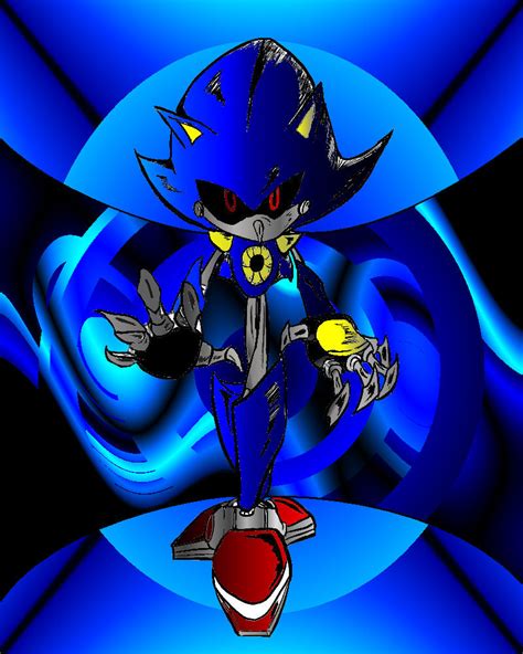 Metal Sonic Grafic By Mephilez On Deviantart