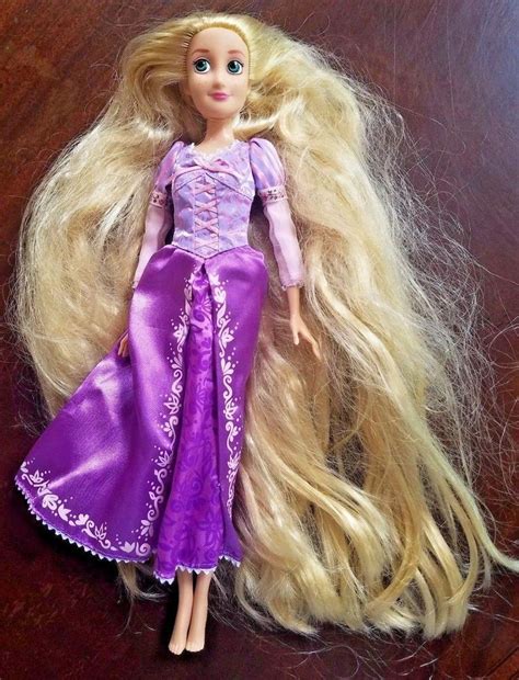 Disney Store Princess Rapunzel Tangled 12 Barbie Doll Long Hair Long