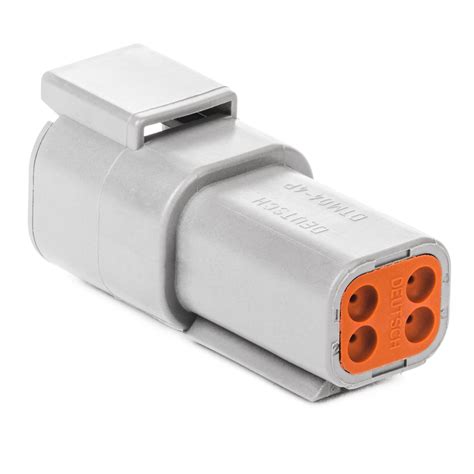 Dtm04 4p Dtm Series 4 Pin Receptacle Gray Buydeutsch