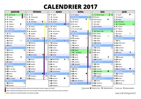 Le Calendrier 2017 à Imprimer Blog Du Modérateur